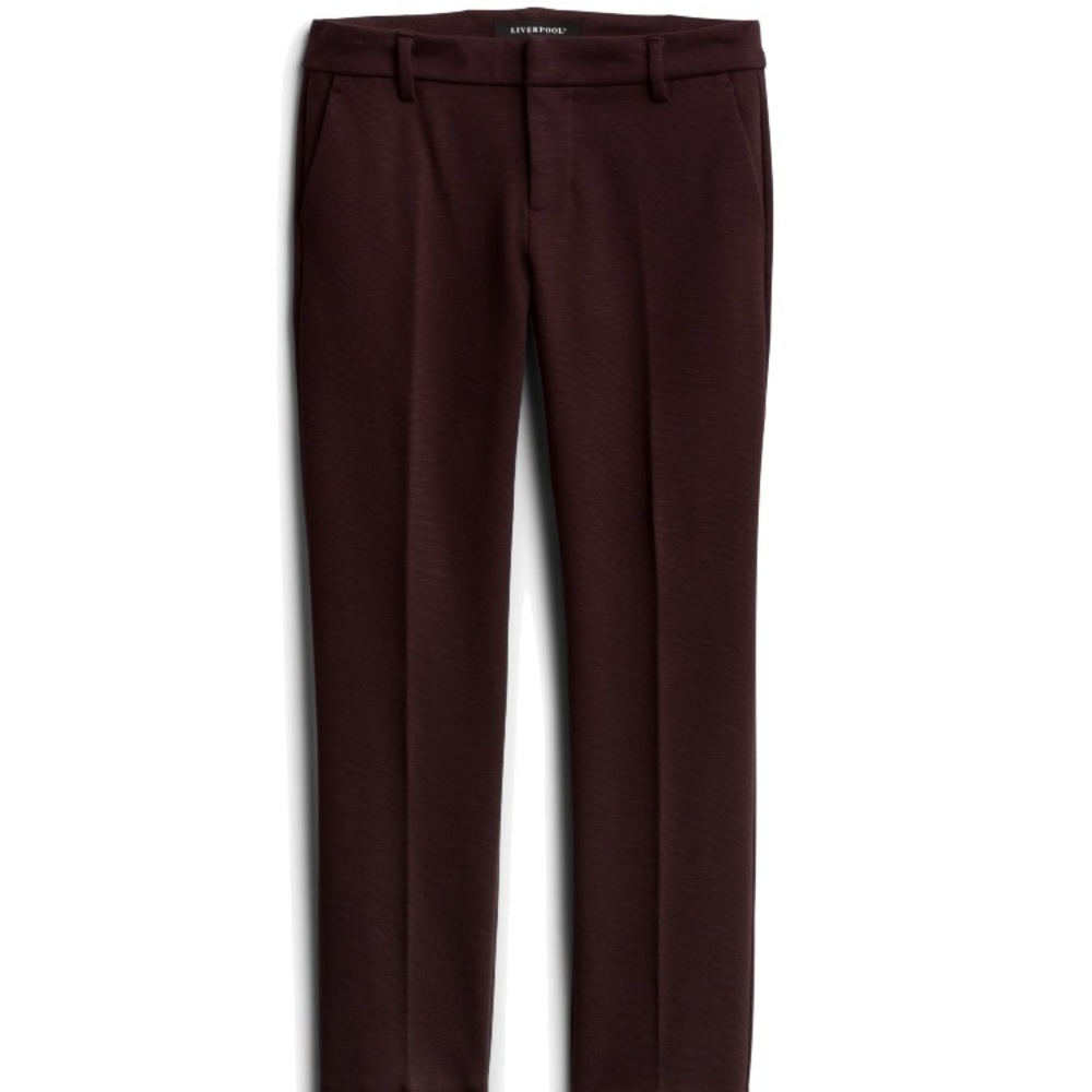Liverpool Straight Leg textured pant, size 2